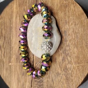 Northern lights‎ facet bracelet B3135